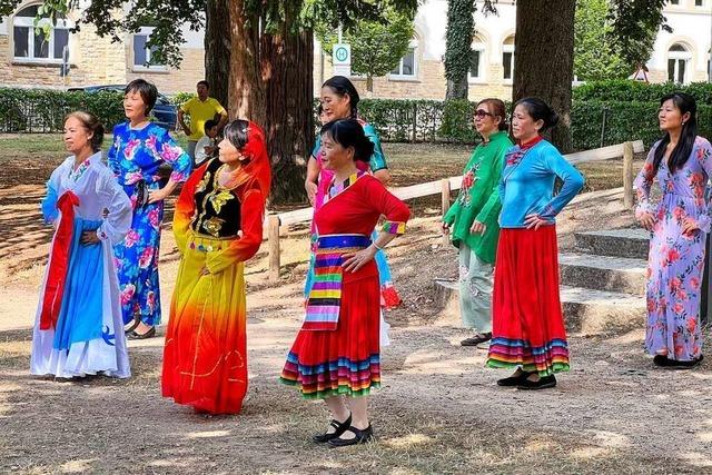 Chinesische Tnze im Hebelpark