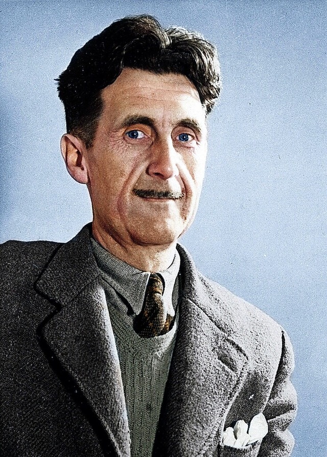 Politischer Schriftsteller und Rosenfreund: George Orwell  | Foto: Cassowary Colorizations (CC BY 2 via www.imago-images.de