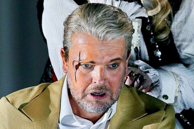 Thomas Konieczny in der Rolle des Wotan in der &#8222;Walkre&#8220;  | Foto: Enrico Nawrath (dpa)