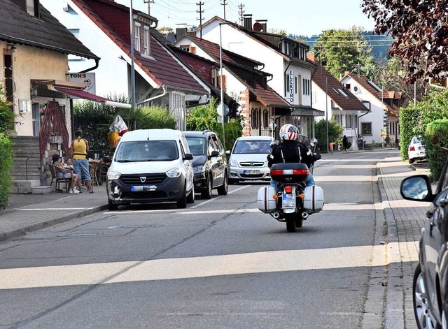 Der Forderung des Straenverkehrsamts,...en kann, widerspricht der Gemeinderat.  | Foto: Markus Zimmermann