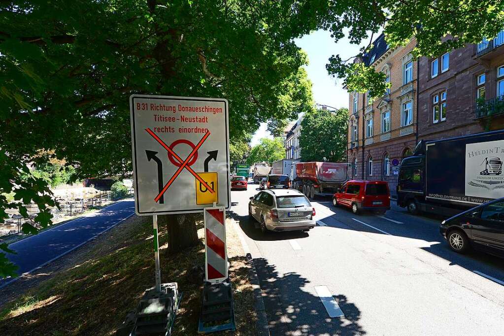 Die B31 In Freiburg Wird Ab Der Hildastraße Für Eine Woche Gesperrt ...