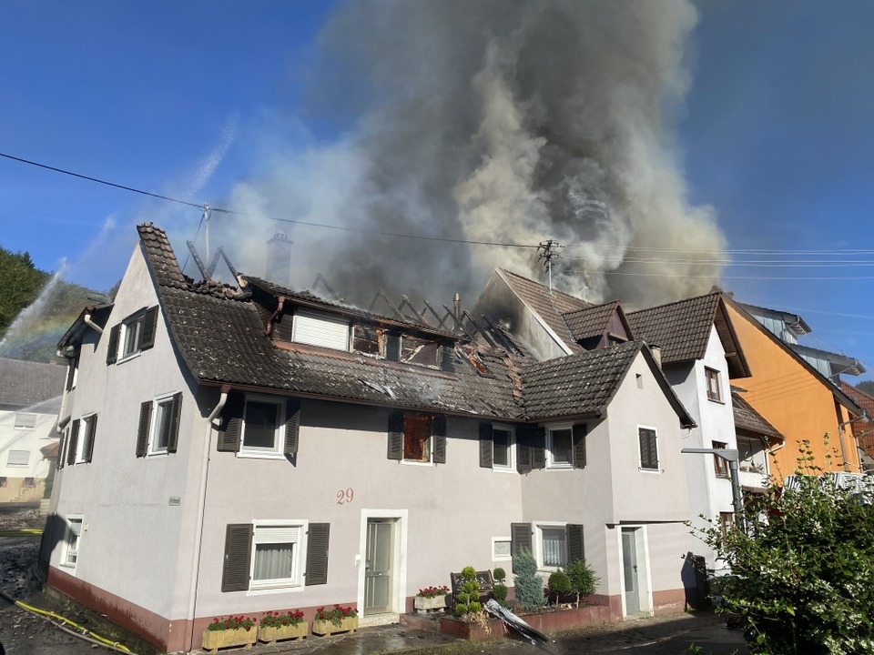 Der Großbrand in Diersburg  | Foto: Einsatz-Report24