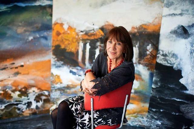 Die Lahrer Künstlerin Marianne Felicitas Hopf lässt sich von den Landschaften Islands inspirieren