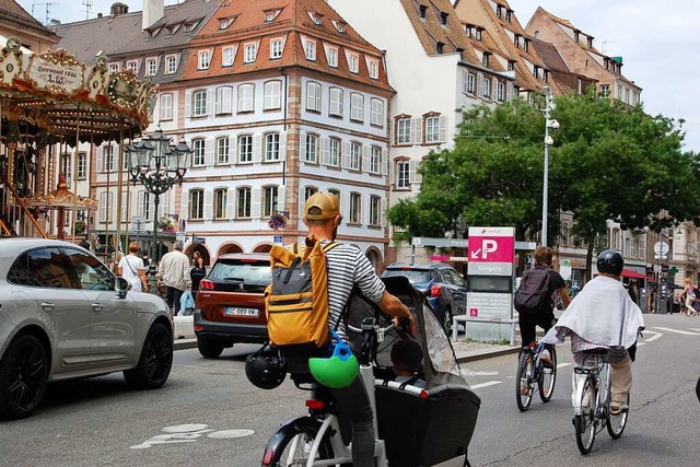 Der Verkehr in Straburg gert mitunte... alle Beteiligten zu einem Stresstest.  | Foto: Brbel Nckles