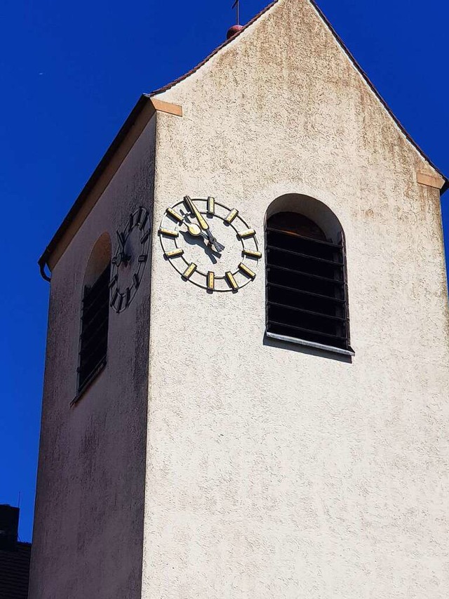 Die Uhr am Turm von St. Maria  | Foto: Gerd Mller