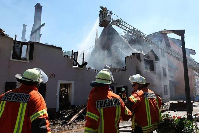 Fotos: Der Grobrand in Diersburg und die Lscharbeiten am Tag danach