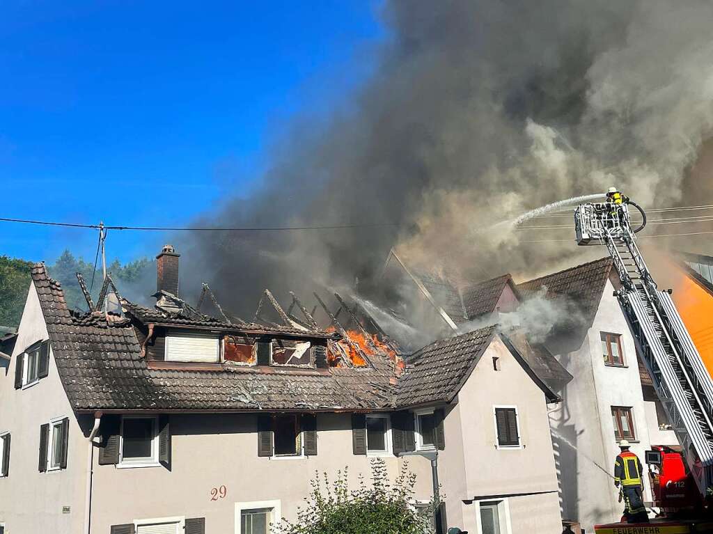 Sechs Huser waren vom Brand in Diersburg betroffen.