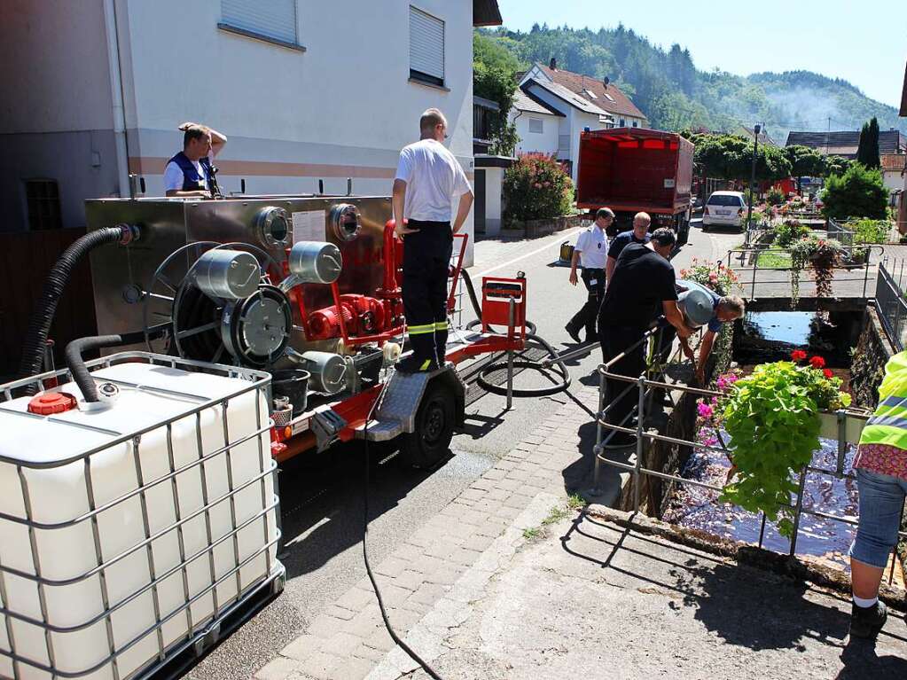 Sechs Huser waren vom Brand in Diersburg betroffen.