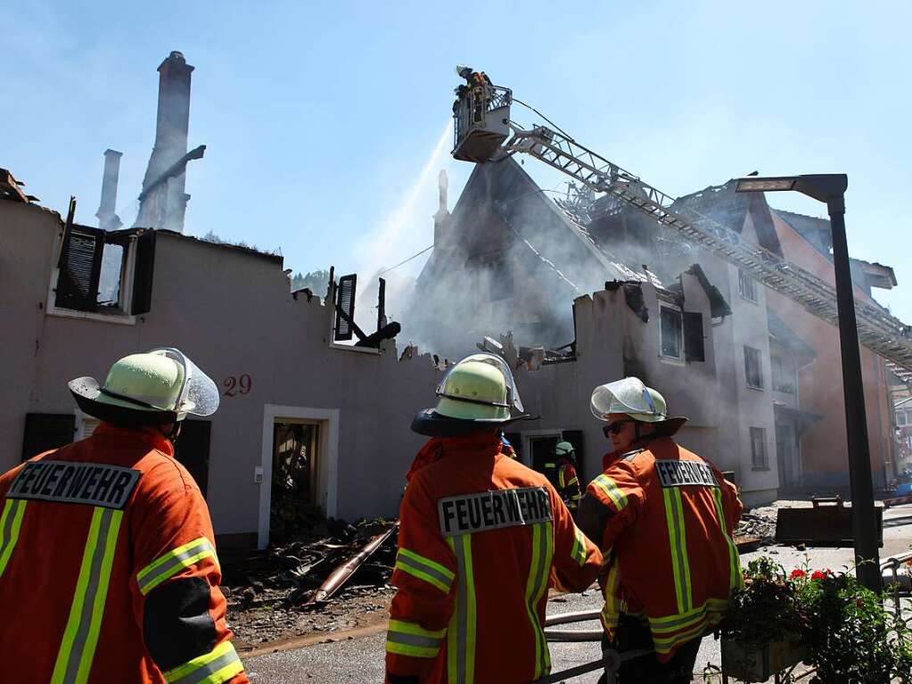 Sechs Huser waren vom Brand in Diersburg betroffen.