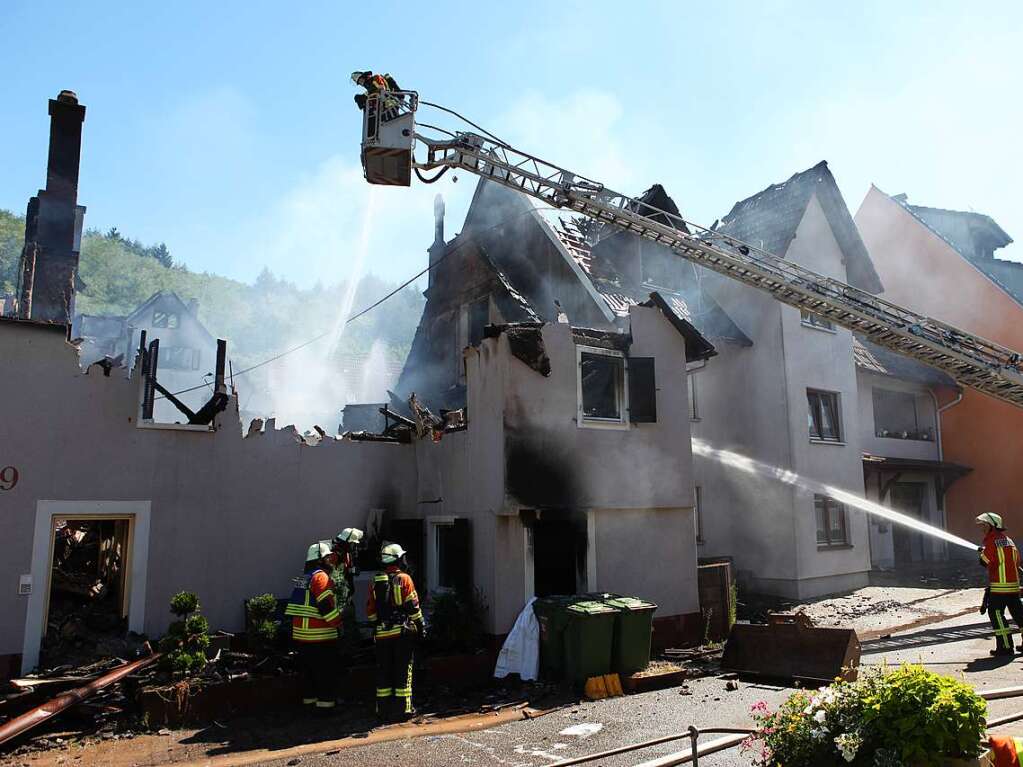 Sechs Huser waren vom Brand in Diersburg betroffen.