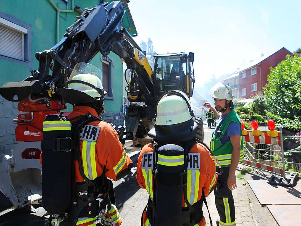 Sechs Huser waren vom Brand in Diersburg betroffen.