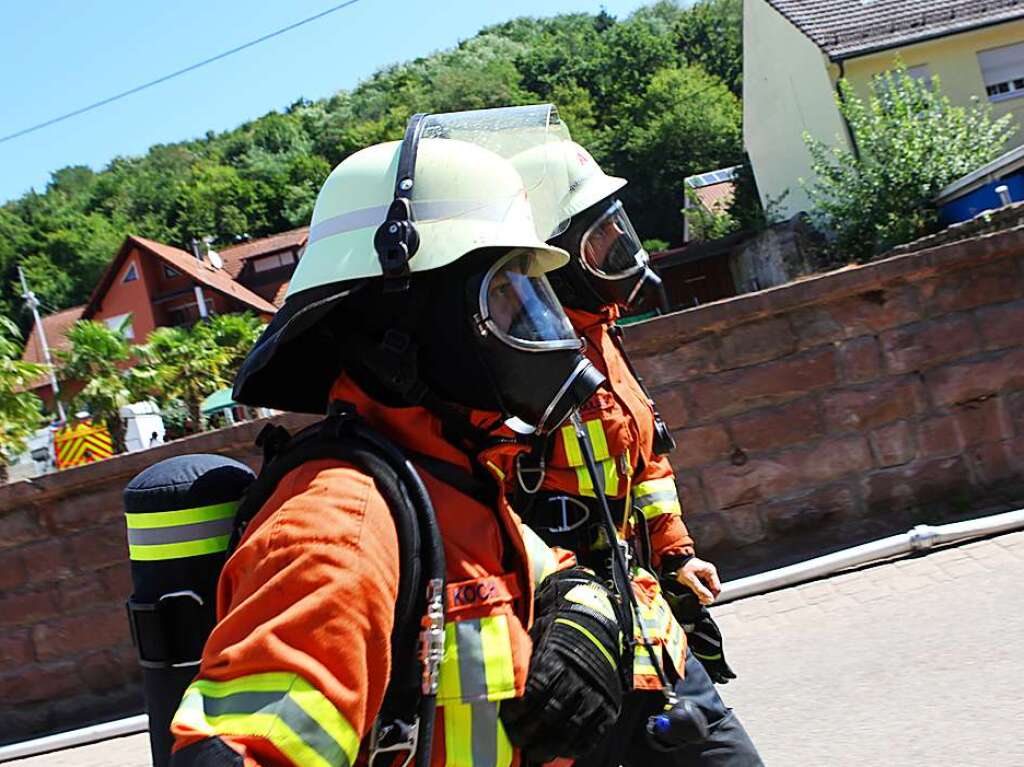 Sechs Huser waren vom Brand in Diersburg betroffen.