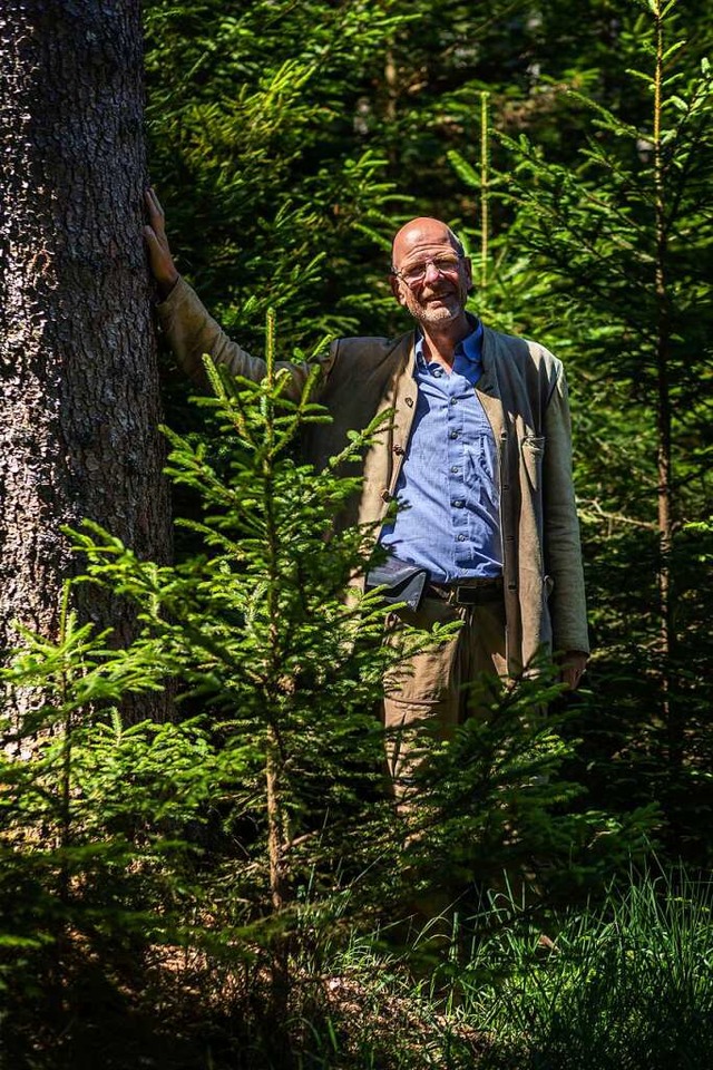 Jens Borchers, Leiter des frstlich Frstenbergischen Forstbetriebes  | Foto: Philipp von Ditfurth (dpa)