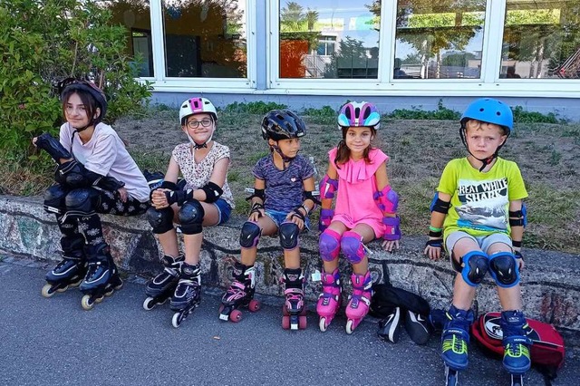 Am Mittwoch konnten Kinder   im Ferien...chen Inline- oder Roller-Skating ben.  | Foto: Daniel Lott