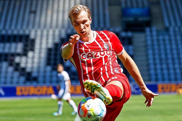 Torjger Vincent Vermeij geht mit dem ...e zweite Spielzeit in der dritten Liga  | Foto: IMAGO/Eibner-Pressefoto/Grant Hubbs