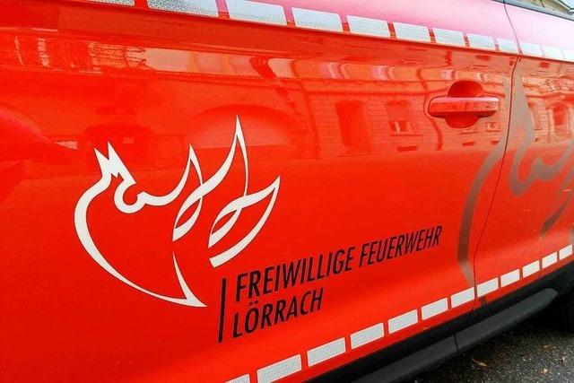 Feuerwehr Lörrach muss innerhalb kurzer Zeit zwei Brände löschen