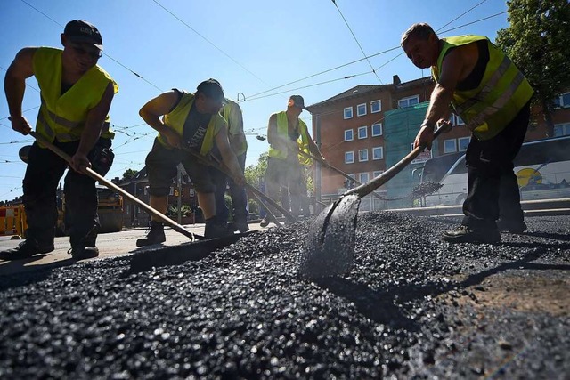 In Schwrstadt wird asphaltiert (Symbolbild)  | Foto: Uwe Zucchi