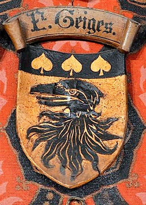 Das persönliche Wappen von Fritz Geiges im Historischen Kaufhaus  | Foto: R. Liessem-Breinlinger