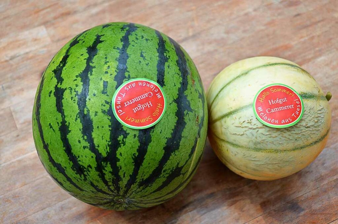 Erfrischend: Melonen aus der Region  | Foto: Gabriele Hennicke