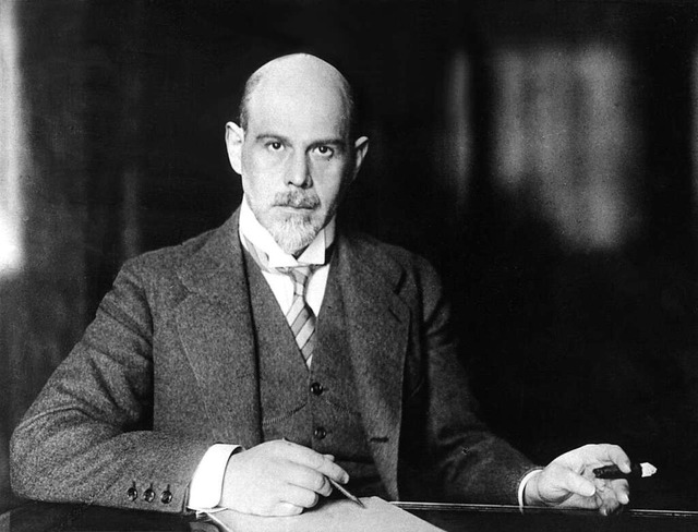 Der deutsche Auenminister Walther Rathenau (1867&#8211;1922  | Foto: dpa