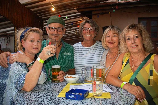 Endlich wieder Sommernachtsfest in Warmbach: Die Gste hatten ihre Freude.  | Foto: Petra Wunderle