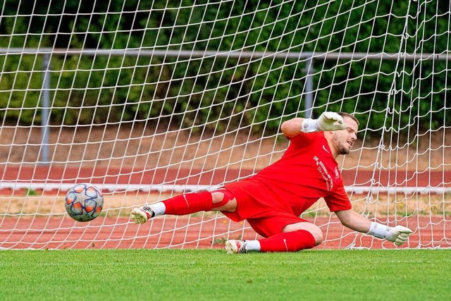 FCN-Torhter Manuel Werner war beim St...er zum Tor des Tages fhrte, machtlos.  | Foto: Wolfgang Scheu