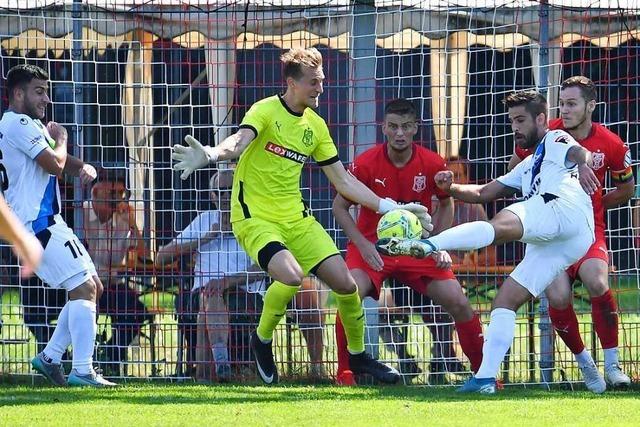 Die Defensive der Villinger ist ein unüberwindbares Bollwerk für den Freiburger FC