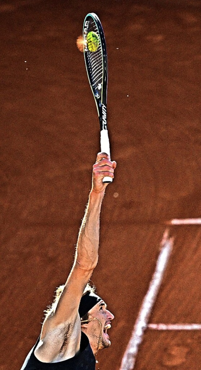 Im September will Alexander Zverev wie...as Foto zeigt ihn bei den French Open.  | Foto: ANNE-CHRISTINE POUJOULAT (AFP)