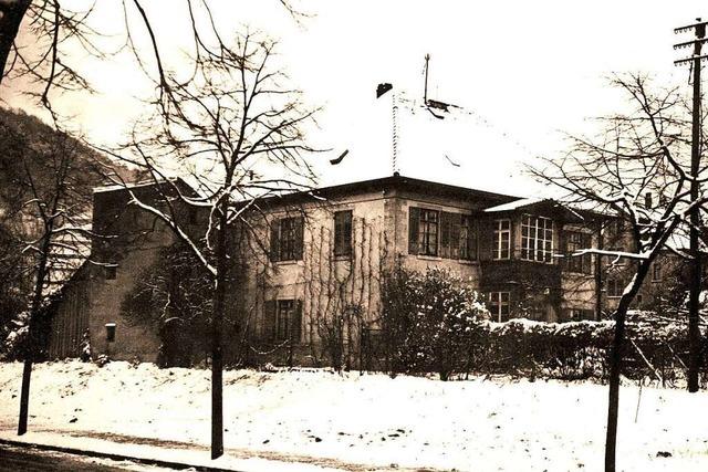 Eine alte Villa an der Freiburger Fabrikstraße verschwand hinter 50er-Jahre-Wohnblocks