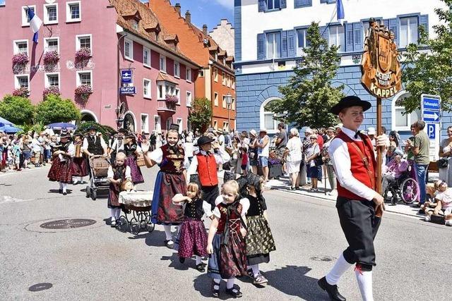 Fotos: 25 Gruppen beim historischen Umzug zum Lffinger Stdtlefest