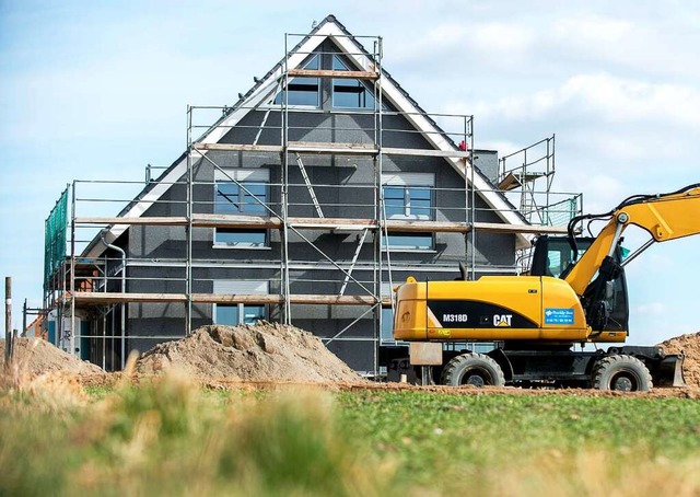 Im Bad Bellinger Ortsteil Hertingen so...eues Baugebiet entstehen (Symbolbild).  | Foto: Hauke-Christian Dittrich (dpa)