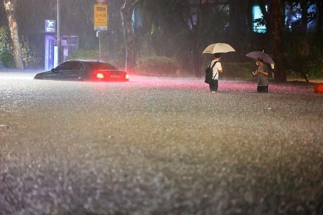 Stärkste Regenfälle seit 80 Jahren: Mehrere Tote bei Unwetter in Südkorea
