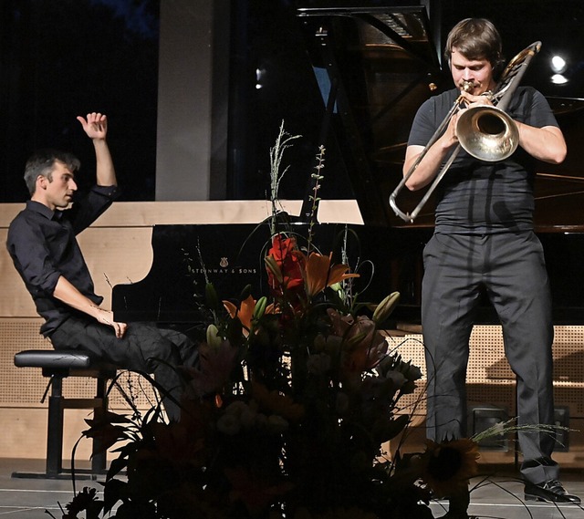 Der dritte Man fiel krankheitsbedingt ...alle auch als Duo ein tolles Konzert.   | Foto: Hans-Peter Mller