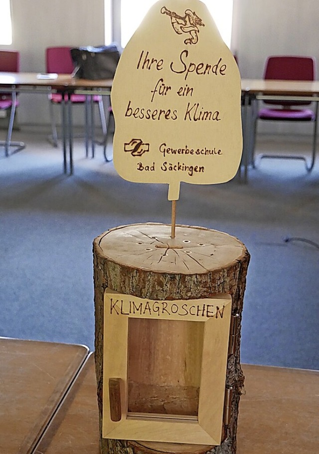 Hier ist Platz fr Klimagroschen.  | Foto: Michael Gottstein