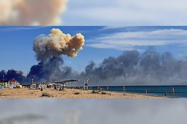 Explosionen und Notstand auf der Krim