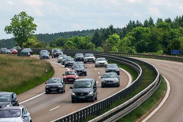 Bauarbeiten: Albabstieg der Autobahn 8 mehrere Tage gesperrt