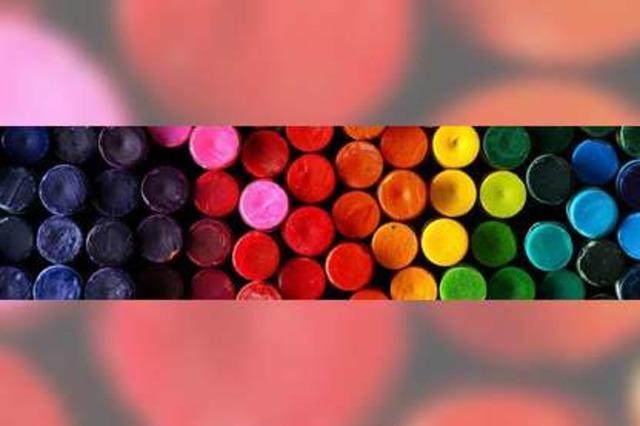 Bunt gefchert