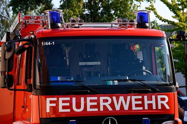 Die Feuerwehr brachte den Brand schnell unter Kontrolle (Symbolbild).  | Foto: Jonas Hirt