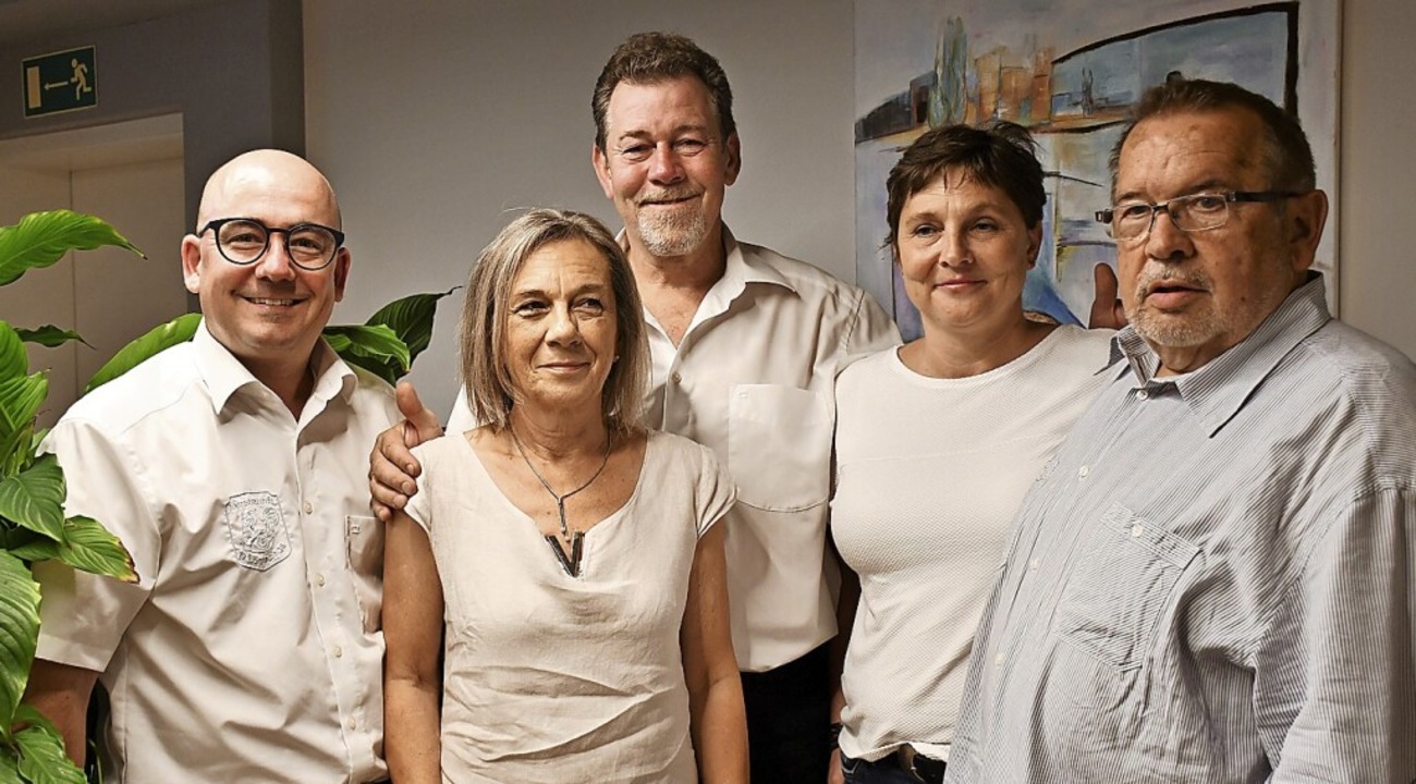 Thomas Wagner (von links), Ellen Querc...eha bilden den neu gewählten Vorstand.  | Foto: Barbara Ruda