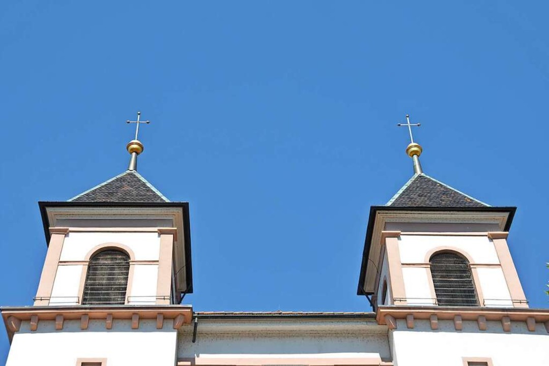 Die beiden Türme der Kirche St. Fridolin  | Foto: Daniel Gramespacher