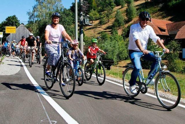 Der neue Radweg- und Fuweg zwischen Schweighausen und Drlinbach ist freigegeben