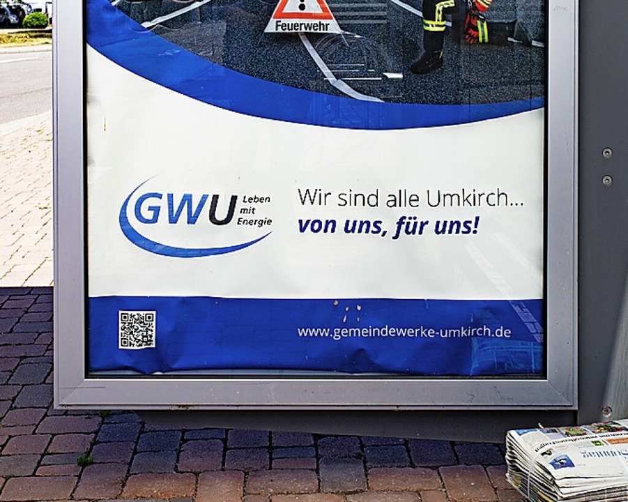 Die Gemeindewerke Umkirch GWU  betreiben auch das Gasnetz in der Gemeinde.   | Foto: Hubert Gemmert