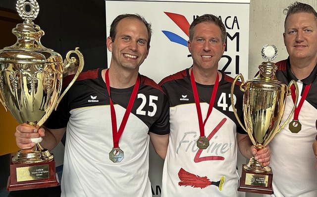Weltmeister aus Malterdingen: Daniel K...Titel bei der Indiaca-WM in Luxemburg.  | Foto: Verein