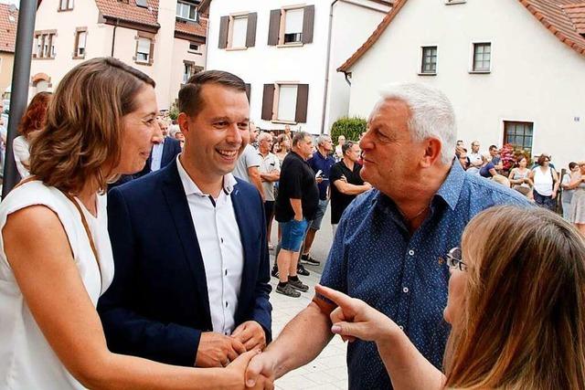 Marco Gutmann gewinnt die Bürgermeisterwahl in Schwanau