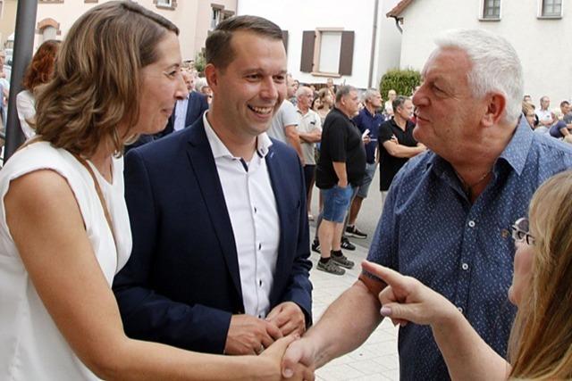Marco Gutmann gewinnt die Bürgermeisterwahl in Schwanau