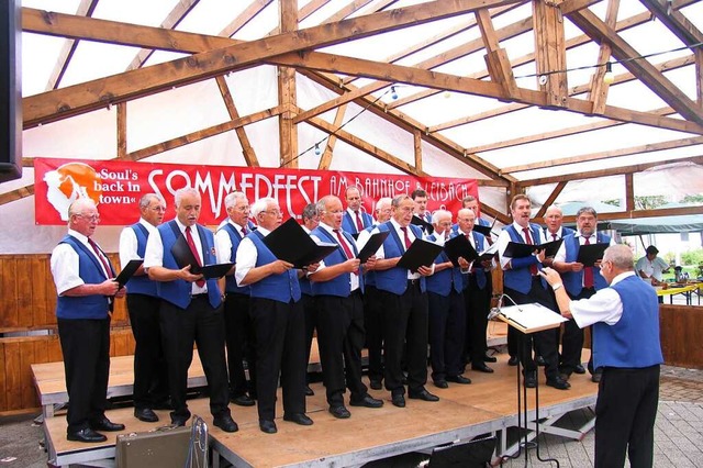 Der Mnnergesangverein Harmonie Oberbergen steht vor der Auflsung.  | Foto: privat