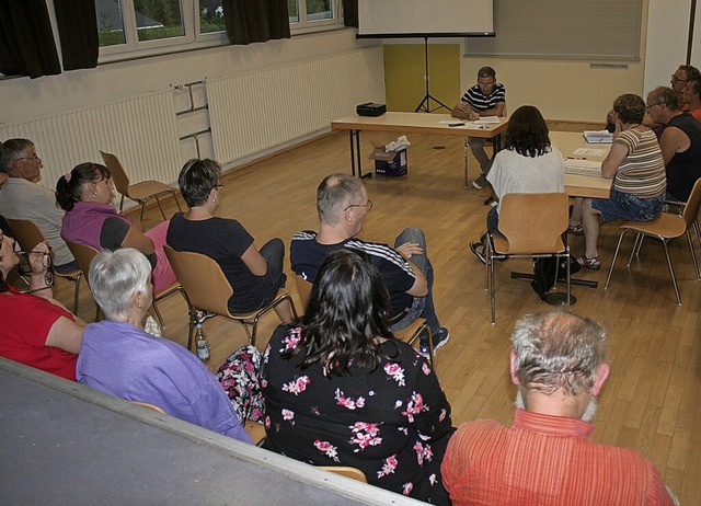 Die geplante Komphos-Anlage auf dem Ge... Rund 25 Brger kamen in die Sitzung.   | Foto: Ingrid Mann