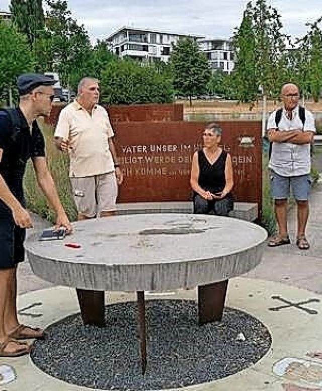 Besuch im Garten der Religionen in Karlsruhe  | Foto: AK Interreligiser dialog