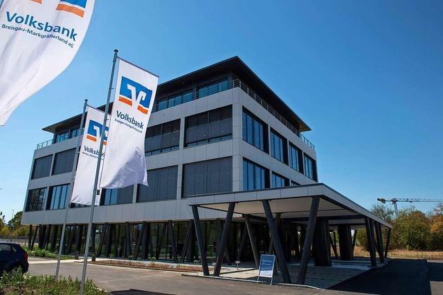 Volksbank Breisgau-Markgräflerland bezieht neues Gebäude im Gewerbepark