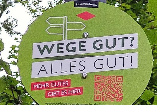 Schwarzwaldverein Grenzach-Wyhlen will mit QR-Codes Mitglieder gewinnen